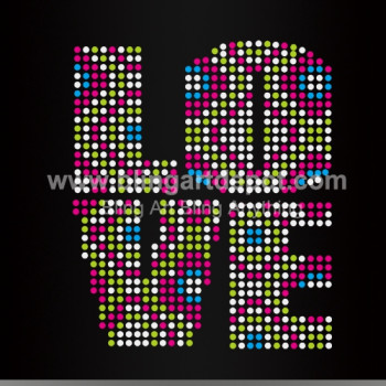 Beautiful Love Rhinestone Transfers Beautiful Love Rhinestone Transfers